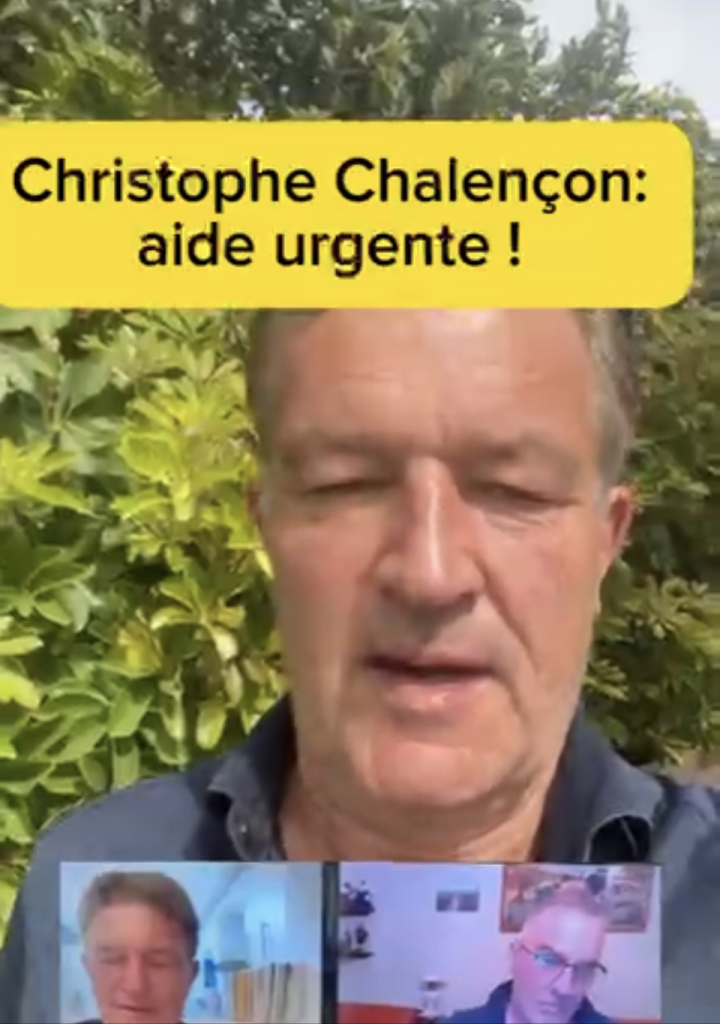 Christophe Chalençon: aide urgente !
